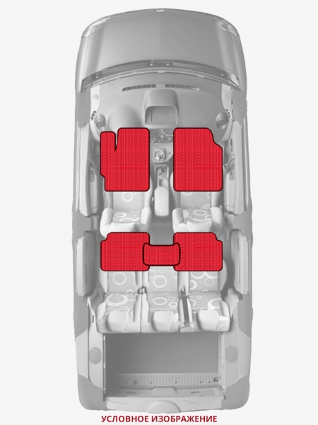 ЭВА коврики «Queen Lux» стандарт для Jeep Renegade