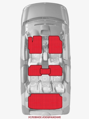 ЭВА коврики «Queen Lux» комплект для Ferrari Mondial